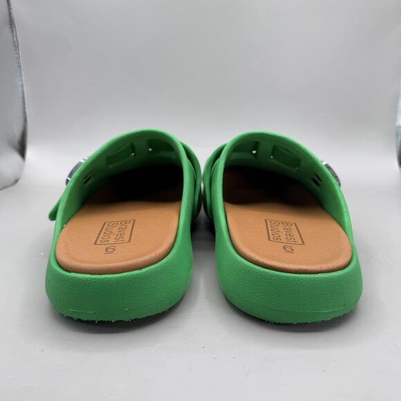 Bravest Studios Hulk Foot Clog Shoes Mens Size US 6/Womens 7.5 Green Comic Style main image 8